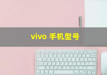 vivo 手机型号